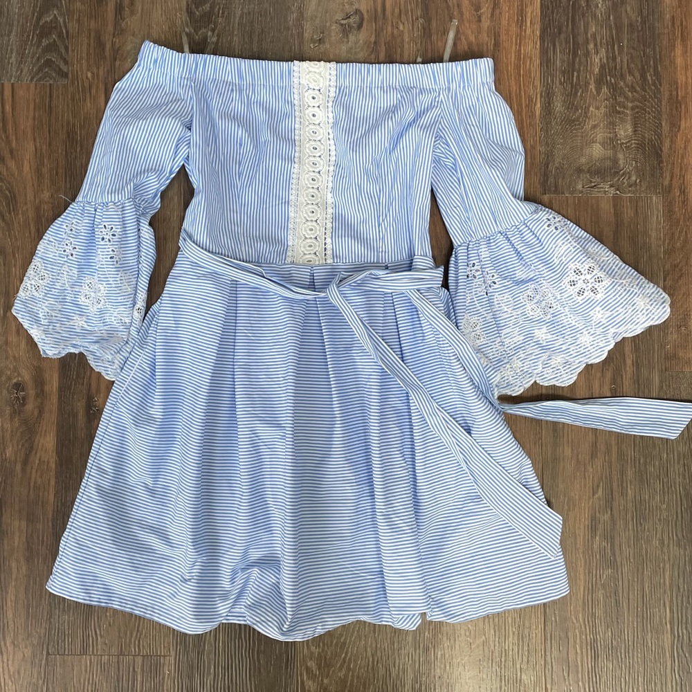 Women’s off the shoulder 7/8 dress